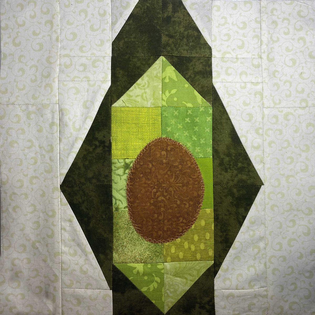 Quilt Block Mania November 2021 Avocado EvaPaige Quilt Designs