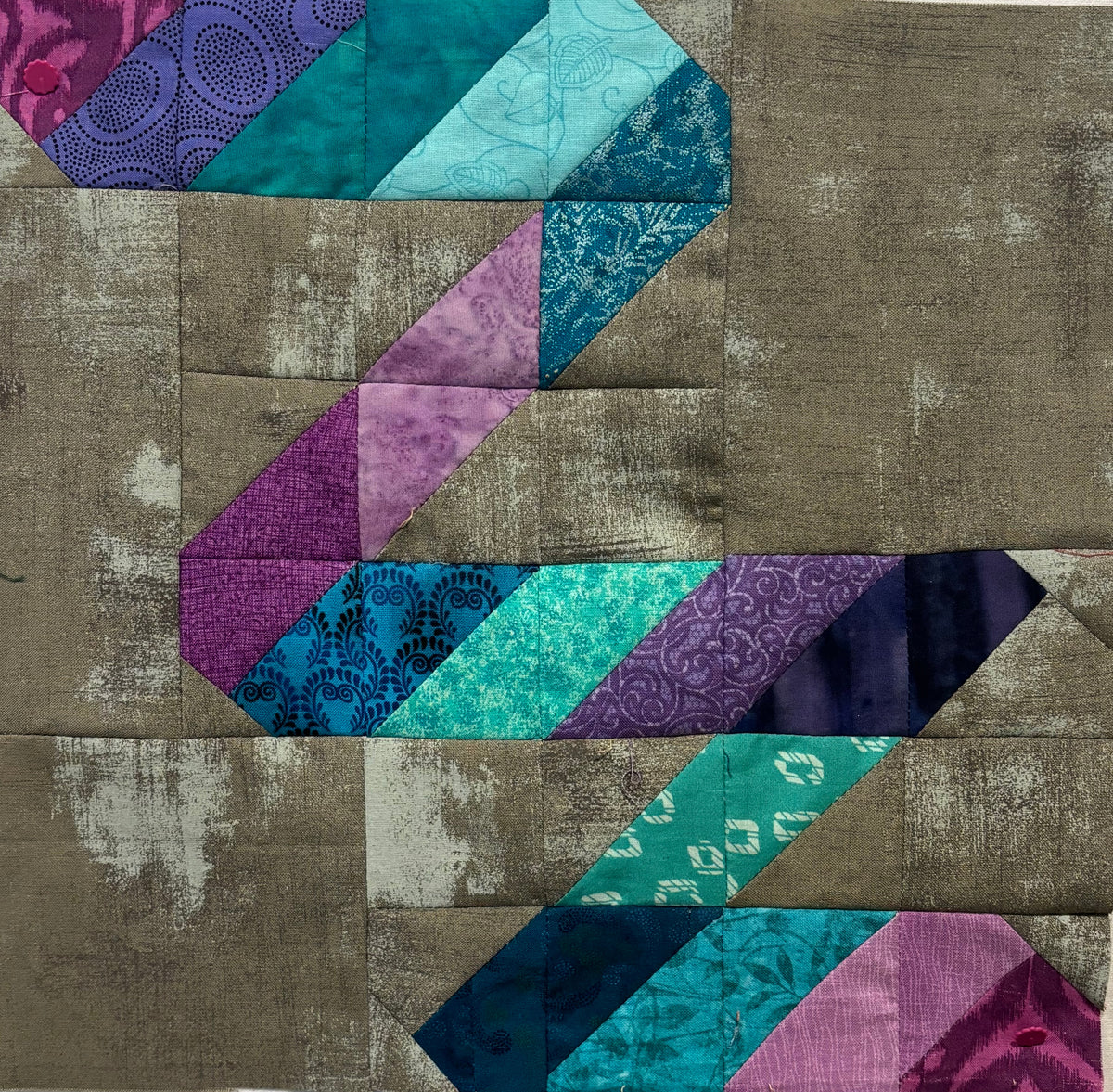 Thread Quilt Block Quilt Block Mania February 2024 - Variegated Thread! – EvaPaige Quilt ...