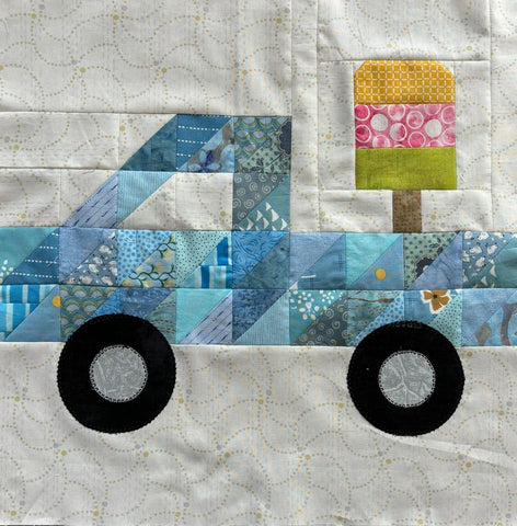 Hauling the Holidays - Little truck with four holiday motifs!