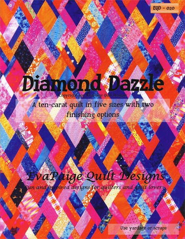 Diamond Dazzle  - five sizes table runner to queen